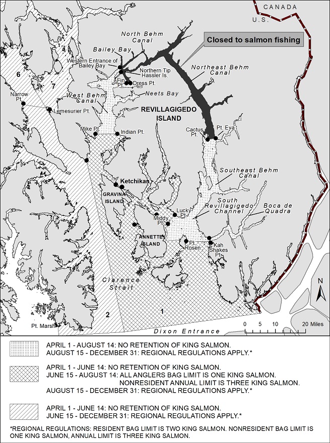 Sport Fishing Regulations For King Salmon In Southeast Alaska And The Ketchikan Area For 2022